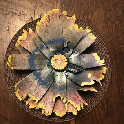 Flower #5  Peach Basket and Corn