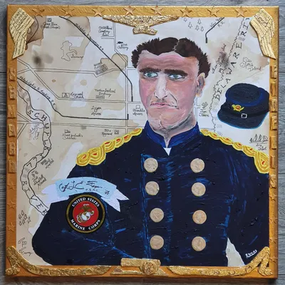 Portrait of Louis Estelle Fagan, U.S. Marine Corps