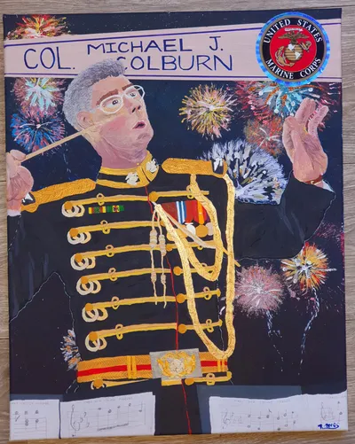 Portrait of Michael Colburn, U.S. Marine Corps