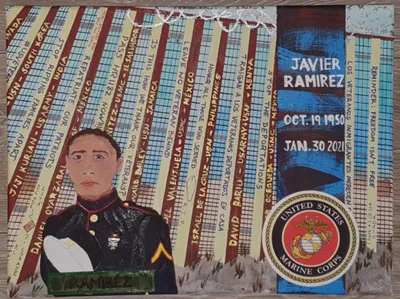 Portrait of Javier Ramirez, U.S. Marine