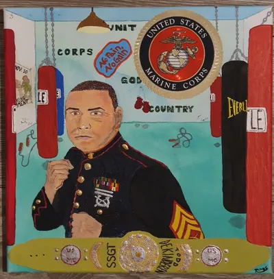 Portrait of Todd Dekinderen, U.S. Marine Corps