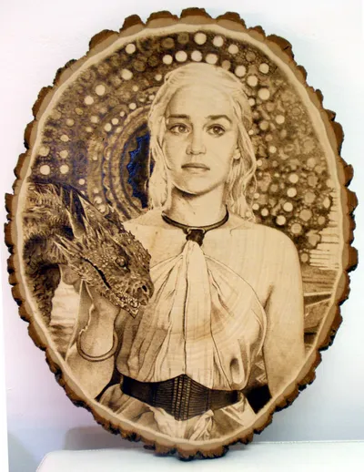 Game of thrones wood burning