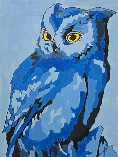 Monochrome Color Owl