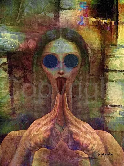 "Abductive Reasoning"  100% Digital Painting. AI Tools were not used in the creation of this artwork