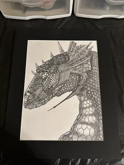 Pencil dragon one