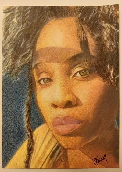 BQ2 - colored pencil and ink