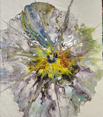 Flower with Lacy Petals