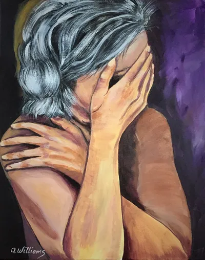 Grief - self portrait