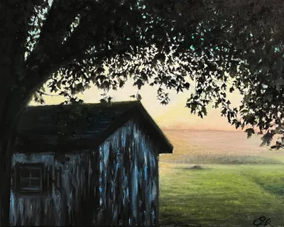 "Maple Sky" - 16”x20” Oil Painting