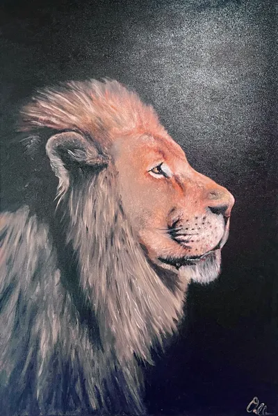 “King” - 24”x36” Oil Painting