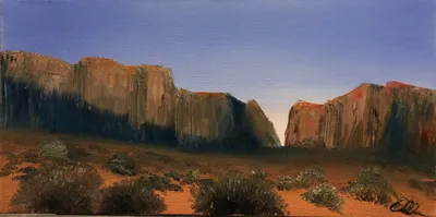 “Plateau” Oil Painting