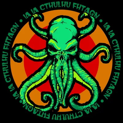 Cthulhu Skull 2024 Merch Design