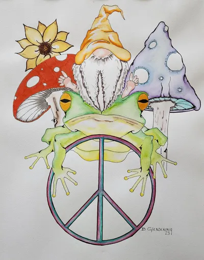 Peace with Frog Gnome