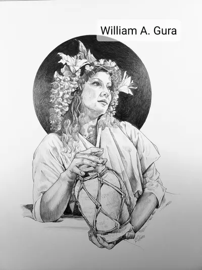 Katherine With a Vase