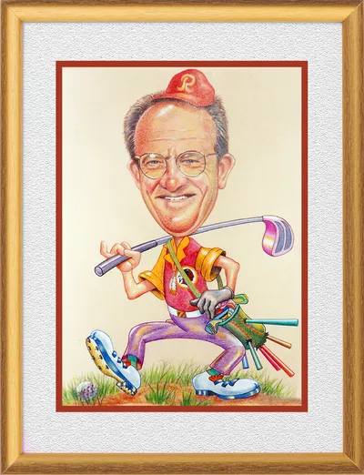 Retirement Caricature