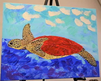 Red turtle