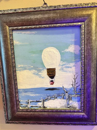 Mary Ann and her dog