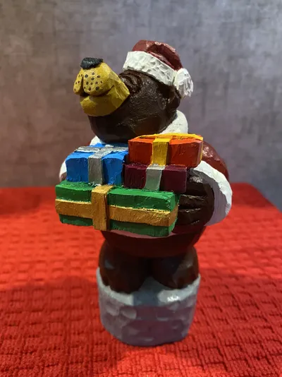 "Christmas bear" from a Rich Wetherbee roughout