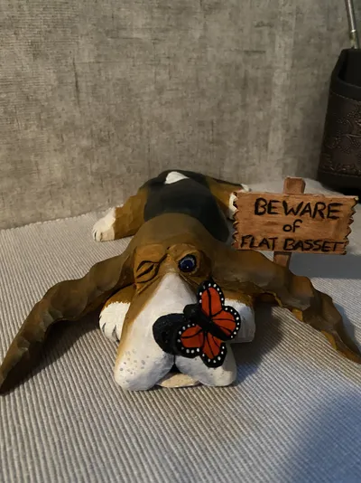 “Flat Basset” - Kevin Lawson original