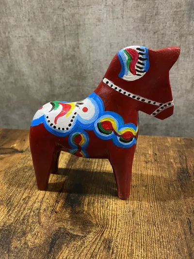“Dala Horse” traditional Scandinavian design