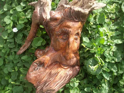 “Wood Wizard” from found wood by Kevin Lawson