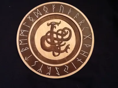 Ringerike Dragon Runic Plate