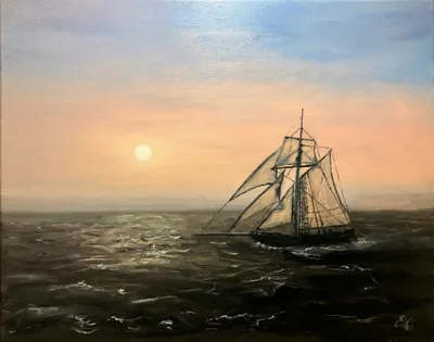 “Sailboat” - 16”x20” Oil Painting
