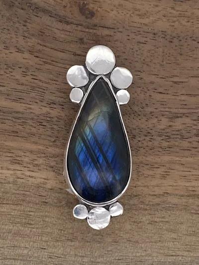 Sterling Silver and Labradorite Pendant