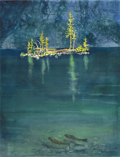 Island Light - Trinity Alps Wilderness